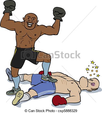 De Knock Out Victoire   Boxeur C L Brer Sien Knock Out