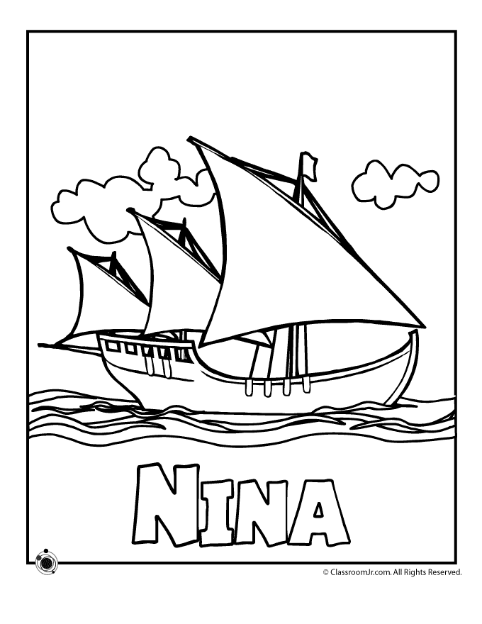 Download And Print These Christopher Columbus Coloring Pages For Free    