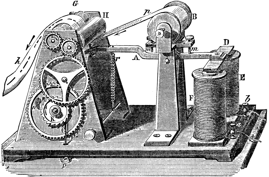 Magnetic Telegraph   Clipart Etc