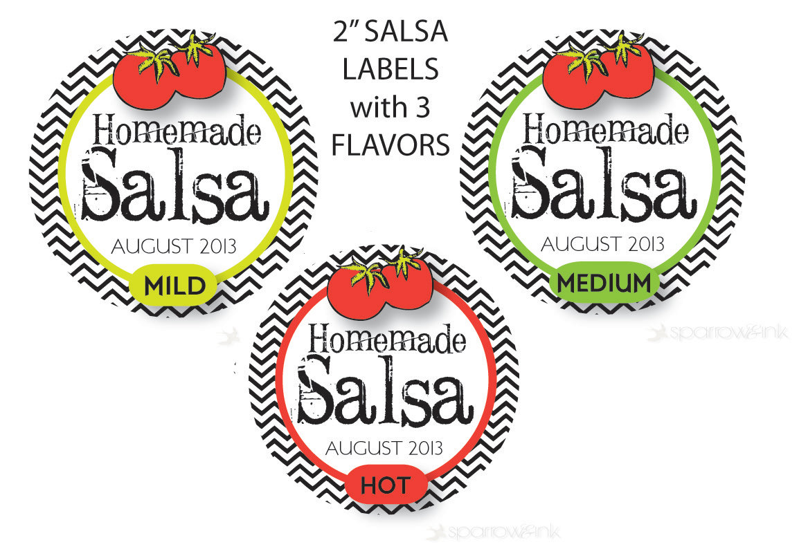 Salsa Clipart Assorted Mild Med Hot Salsa 2