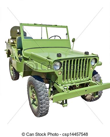 Stock Photo Of Us Army Jeep   World War 2 Era Us Army Jeep With