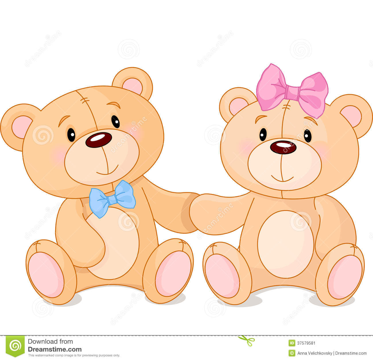Teddy Bears In Love Stock Image   Image  37579581