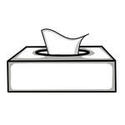 Tissue Box A Of Tissuesin Blue Gray Clipart   Free Clip Art Images