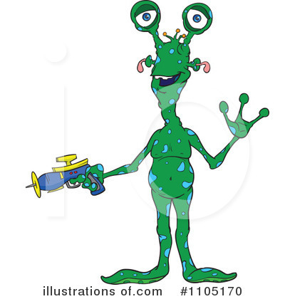 Alien Clipart  1105170 By Cartoon Solutions   Royalty Free  Rf  Stock