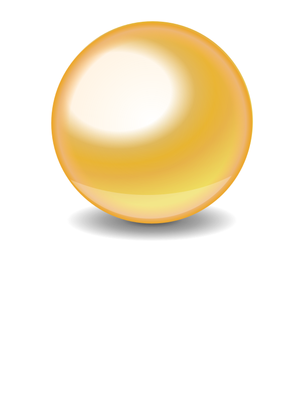 Clipart   Golden Ball