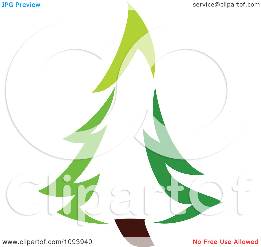 Clipart Green Tree Logo 7   Royalty Free Vector Illustration By Elena