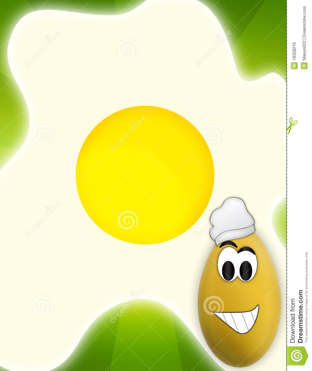 Funny Egg Royalty Free Stock Image   Image  18358216