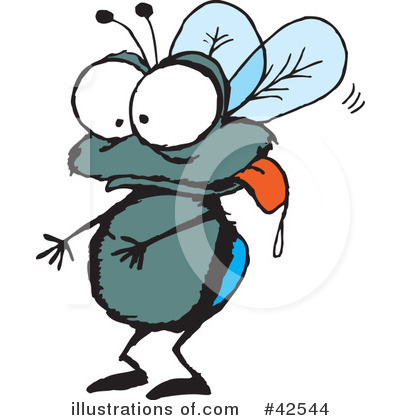House Fly Clipart  42544 By Dennis Holmes Designs   Royalty Free  Rf    