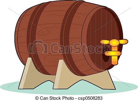 Keg Stand Clip Art A Wooden Beer Keg On A Stand