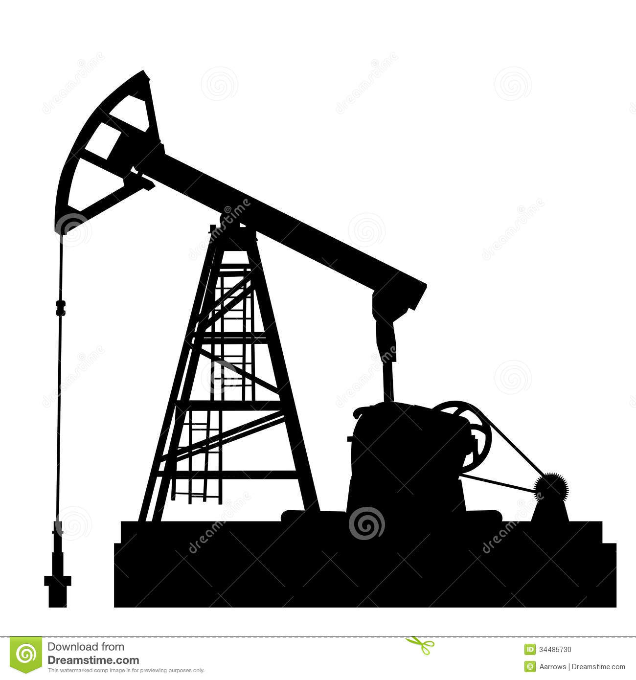 Oil Drill Clipart Oil Pump Jack