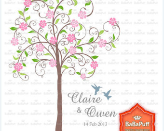 Pink Tree Clipart Pink Blossom Tree