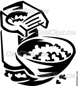 Popcorn Maker Vector Clip Art