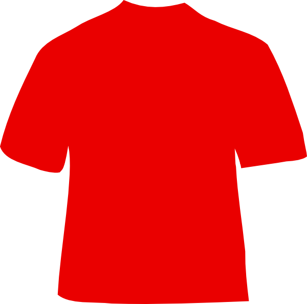 Red T Shirt 2 Clip Art At Clker Com   Vector Clip Art Online Royalty    
