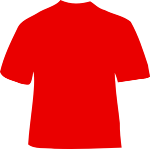Red T Shirt Template Clipart