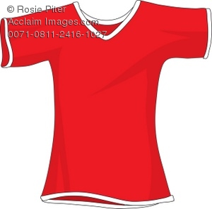 Royalty Free Clipart Illustration Of A Small Red T Shirt   Acclaim