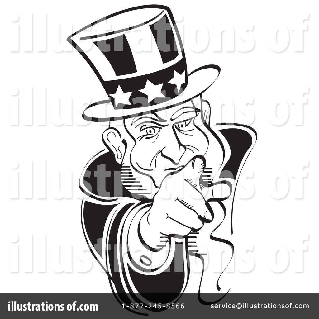 Royalty Free  Rf  Uncle Sam Clipart Illustration By Andy Nortnik