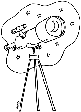 Telescope Clipart Back All Clip Art In