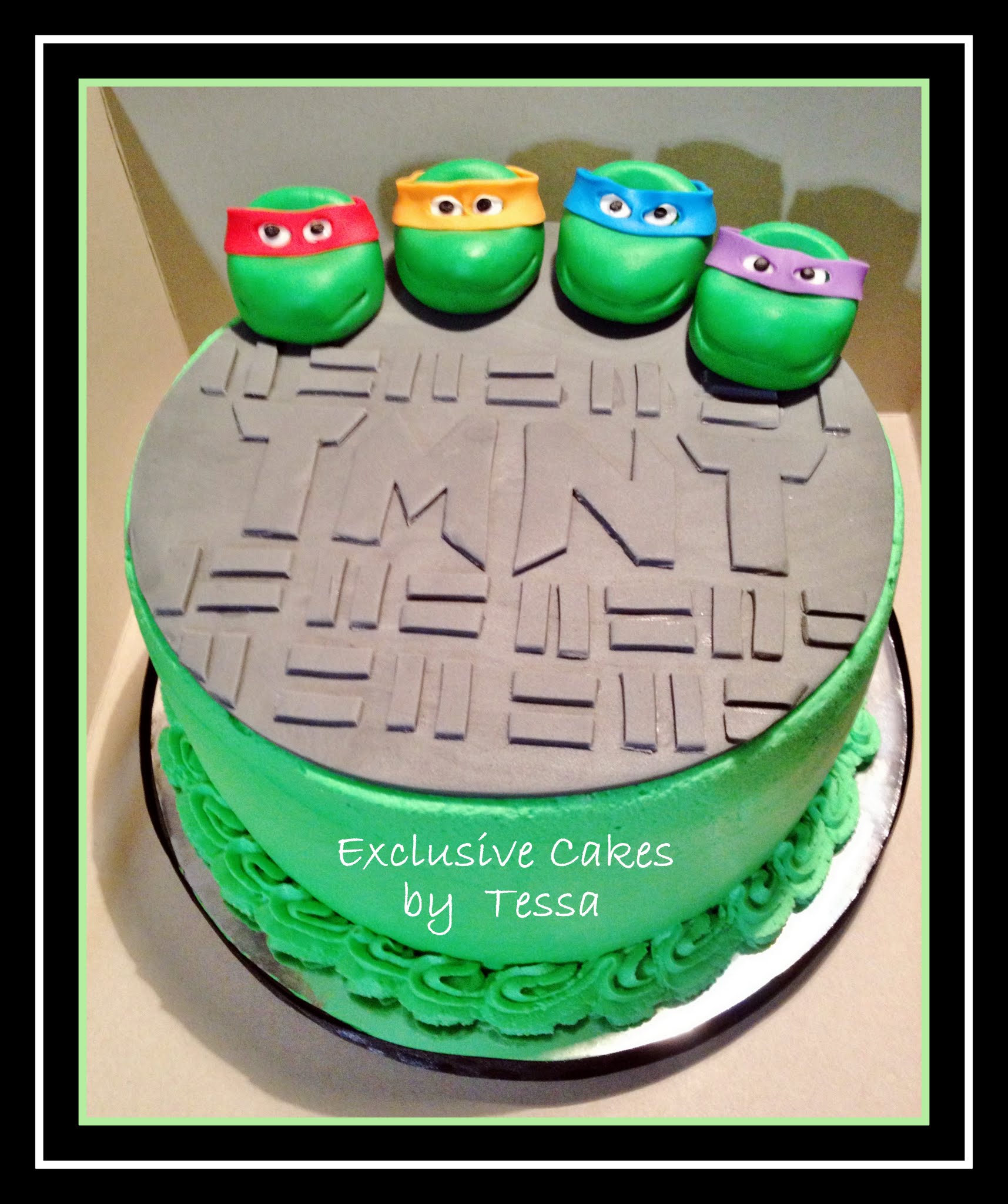 Tmnt Sewer Lid Exclusive Cakes By Tessa Tmnt