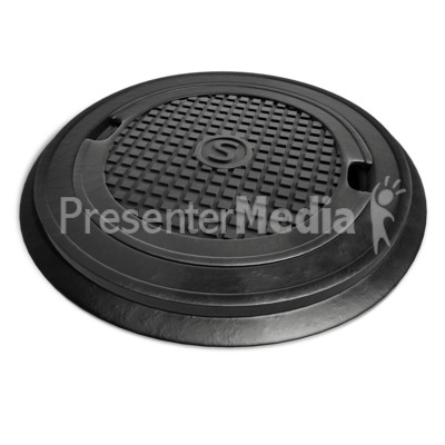 Top Lid Of Sewer   Presentation Clipart   Great Clipart For