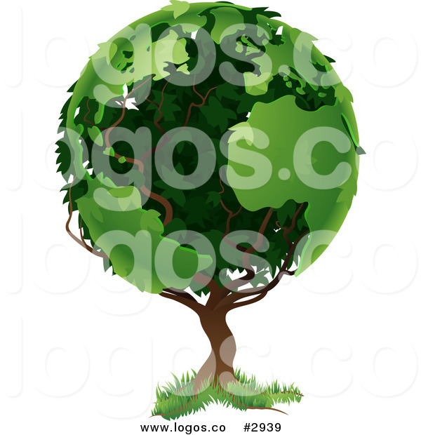 Vector Royalty Free Clipart Earth Tree Logoearth Tree Logo By Geo