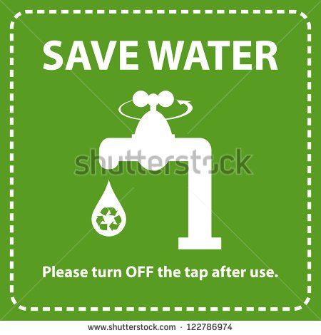 Water Conservation Concept  Turn Off The Tap To Save Water    Stock