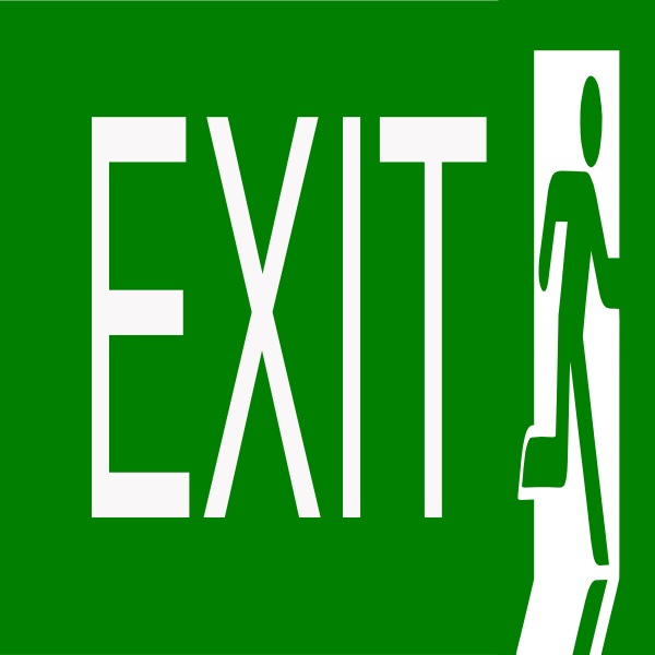 15 Exit Sign Clip Art Free Cliparts That You Can Download To You