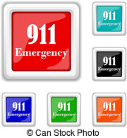 911 Phone Vector Clipart And Illustrations