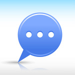 Blue Chat Room Icon 13252 Icons And Emblems Download Royalty Free    