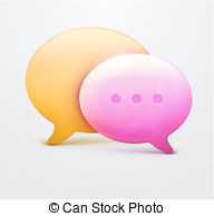 Chat Room Vector Clipart Eps Images  332 Chat Room Clip Art Vector    