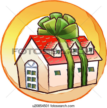 Clipart   New House  Fotosearch   Search Clip Art Illustration Murals