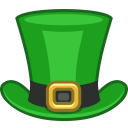 Free St  Patrick Top Hat Clip Art