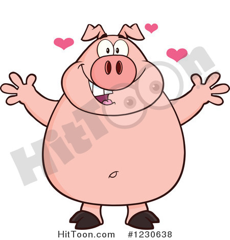 Happy Pigs Clip Art Pig Clipart  1230638  Happy