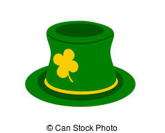 Irish Hat   Editable Eps Vector Format Green Irish