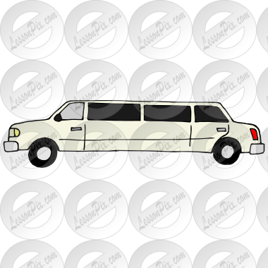 Limo Picture For Classroom   Therapy Use   Great Limo Clipart