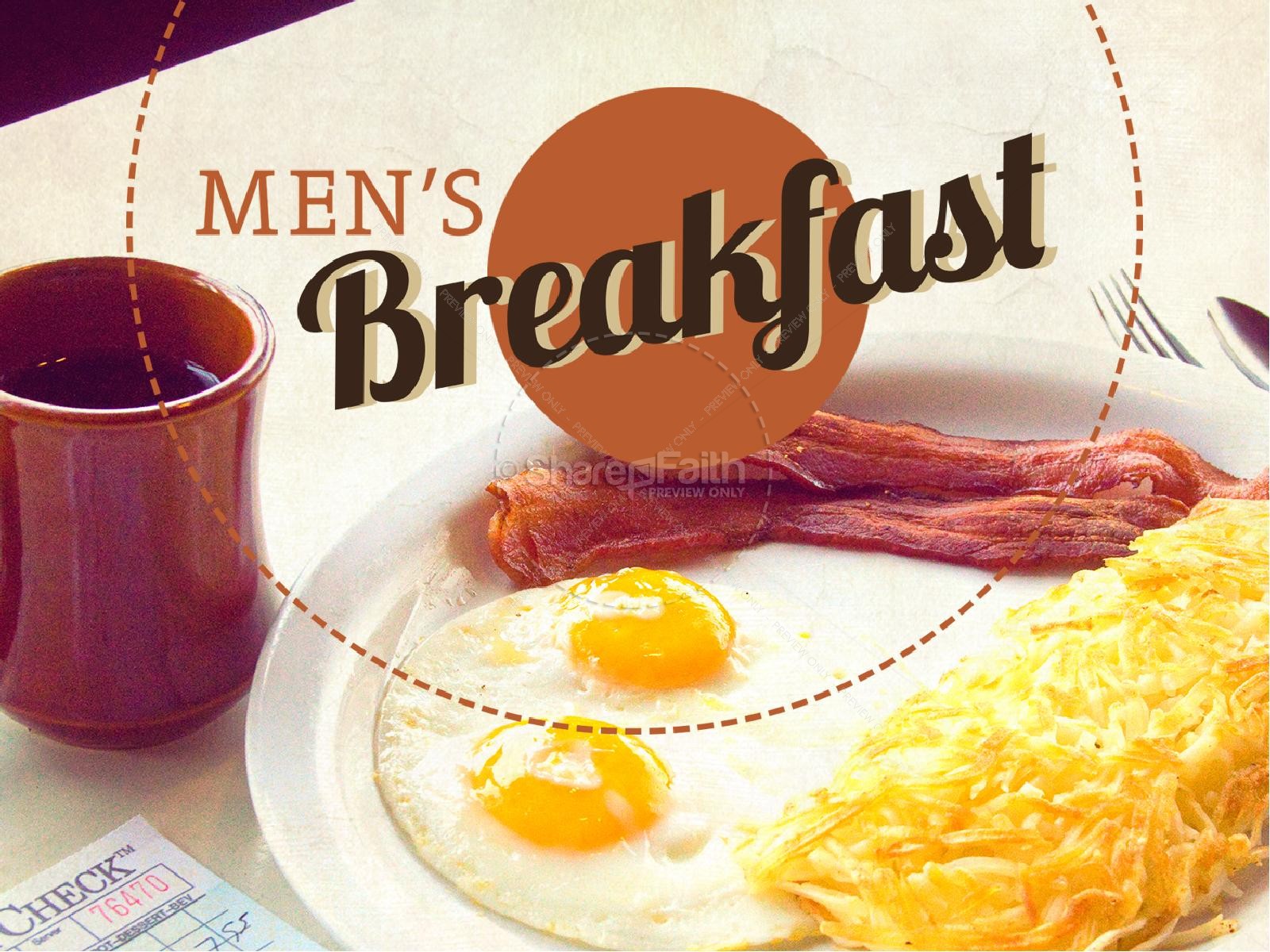 Men S Breakfast Powerpoint Template   Powerpoint Sermons
