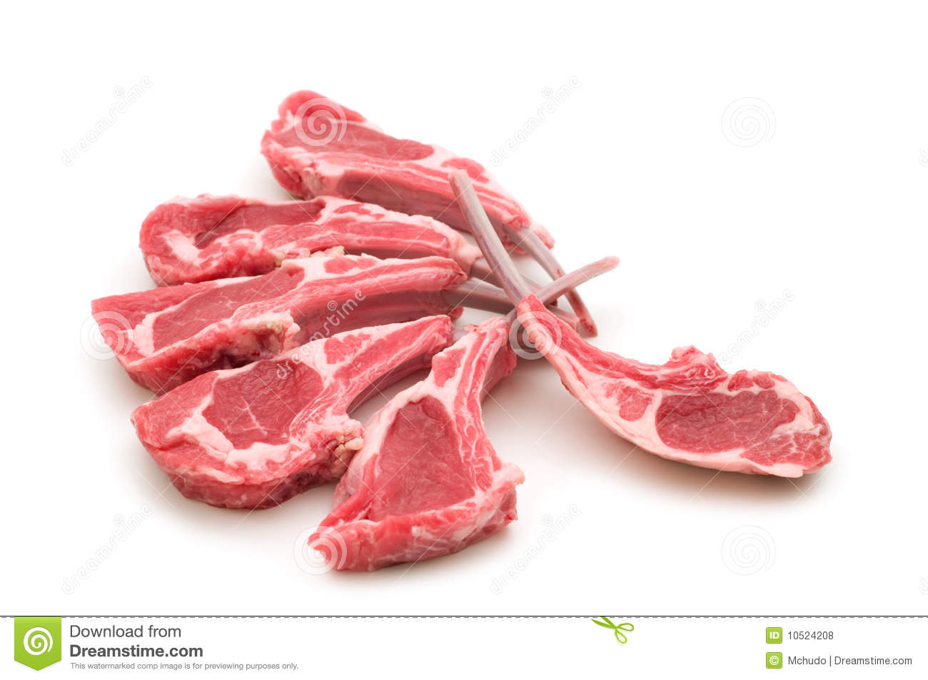 Raw Lamb Meat Royalty Free Stock Photos   Image  10524208