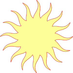 Sun Clipart Vector Clip Art Online Royalty Free Design