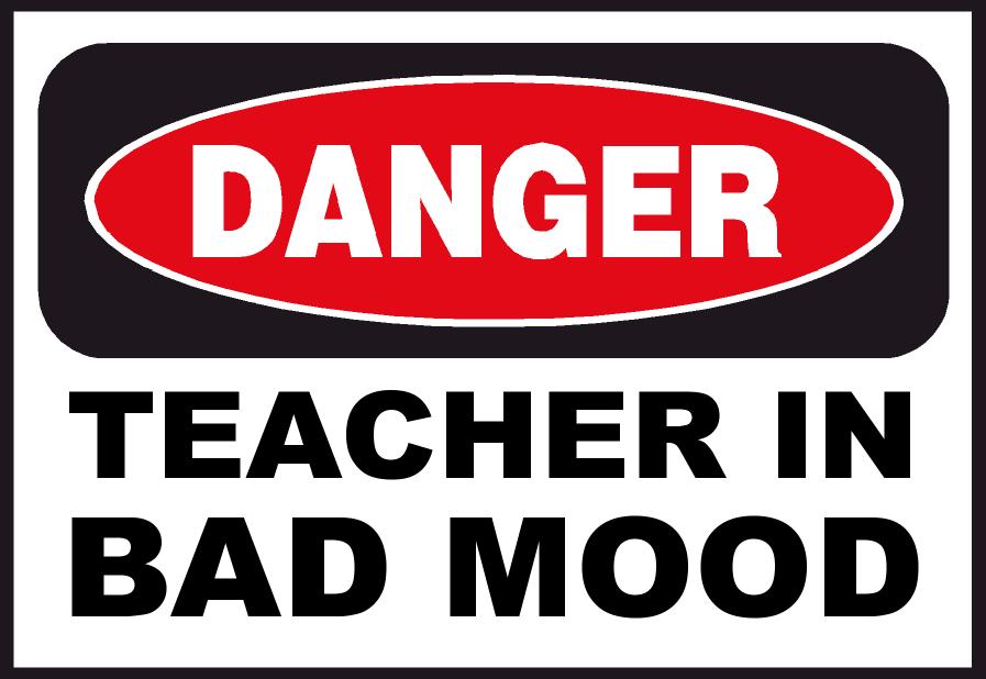 Teacher In Bad Mood Angry Upset Mad