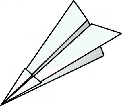 Toy Paper Plane Clipart