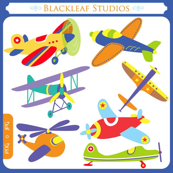 Toy Plane Clipart