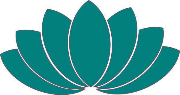 Turquoise Lotus Clipart Clip Art At Clker Com   Vector Clip Art Online