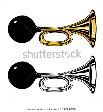 Bike Horn Clipart Vintage Air Horn With Rubber