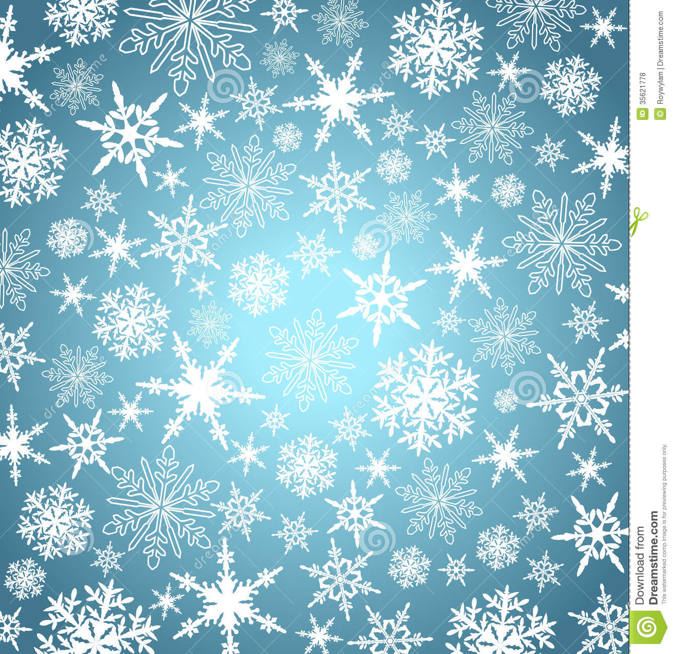 Christmas Snowflakes Background Card Menu Web Royalty Free Stock