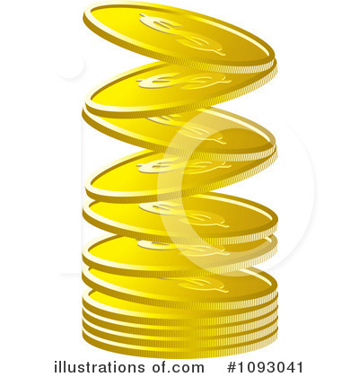 Coins Clipart  1093041   Illustration By Lal Perera
