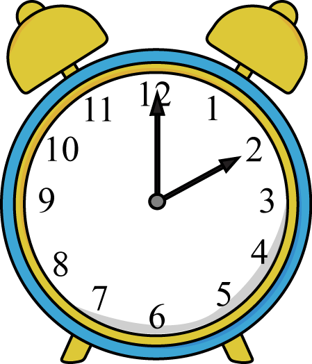 Colorful Clock Clipart   Clipart Panda   Free Clipart Images