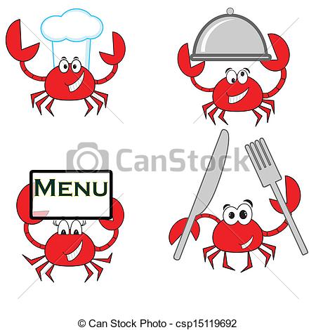 Eps Vectors Of Crab Cook Csp15119692   Search Clip Art Illustration