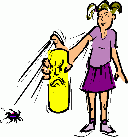 Gallery For   Insect Spray Spraying Clip Art