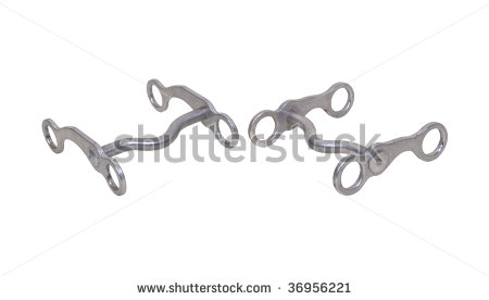 Horse Bit Clipart Two Horse Mouthpiece Bits Used