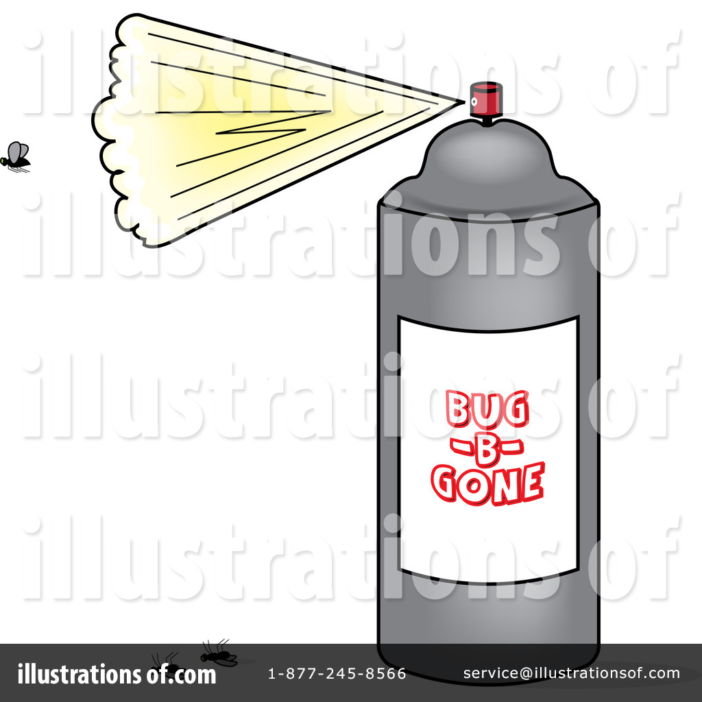 Royalty Free  Rf  Bug Spray Clipart Illustration By Pams Clipart