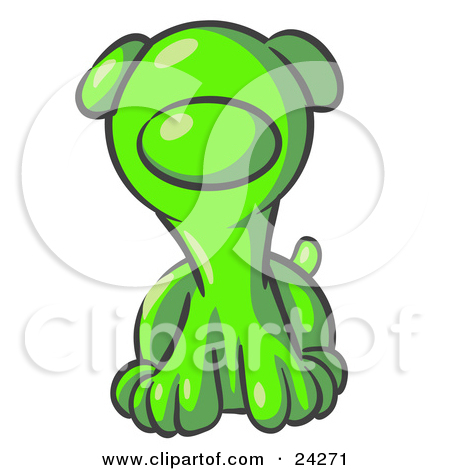 Royalty Free  Rf  Lime Green Dog Clipart Illustrations Vector